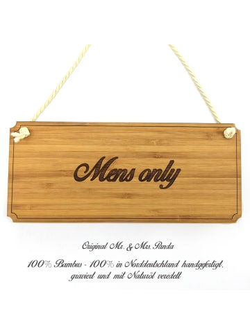 Mr. & Mrs. Panda Schild Mens only mit Spruch in Keine Angabe