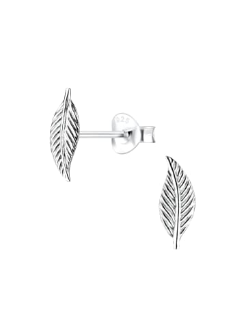 Alexander York OHRSTECKER LEAF gebogen in 925 Sterling Silber, 2-tlg.