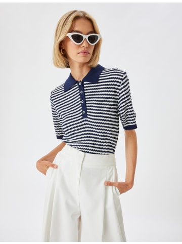 KOTON Sweater in Ekru Gestreift