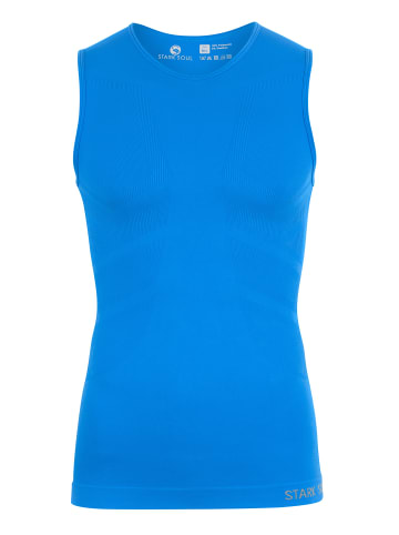 Stark Soul® Seamless Tanktop Unterzieh-Shirt Ärmellos in blau