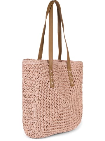 styleBREAKER Basttasche in Altrose