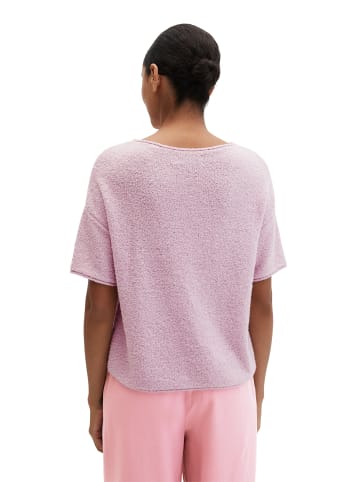 Marc O'Polo Kurzarm-Pullover oversize in Dried Rose