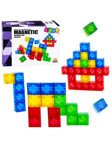 Wisam Magnetische Bausteine, Würfel, bunte 3D-Würfel, 160 Stück