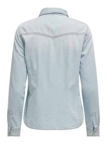 ONLY Jeanshemd in Light Blue Denim