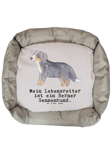 Mr. & Mrs. Panda Hundebett Berner Sennenhund Lebensretter mit Sp... in Grau Pastell