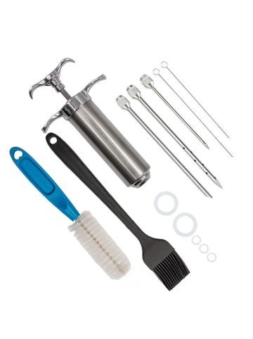 Intirilife Marinierspritze in SILBER
