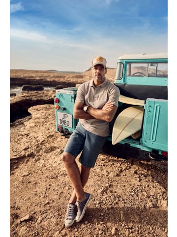 JP1880 Poloshirt in helles blau