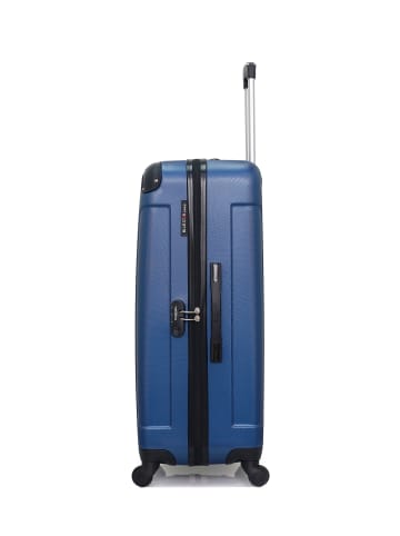 BlueStar Großer Hartschalenkoffer MADRID in Dunkelbau (95L)