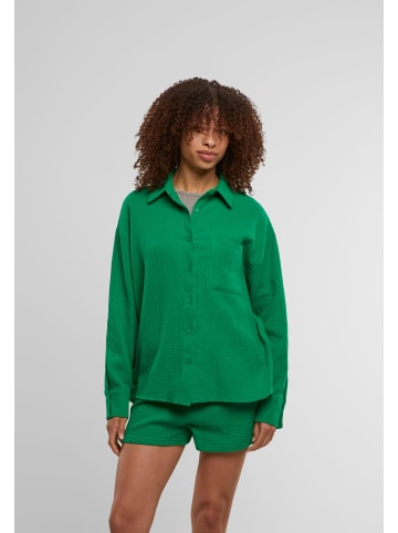 Urban Classics Urban Classics Ladies Oversized Musselin Blouse in froggreen