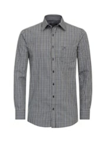 CASAMODA Langarm FreizeitHemd für Herren in uni