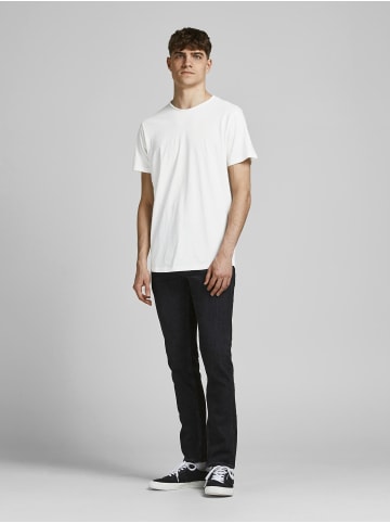 Jack & Jones Basic T-Shirt Rundhals Kurzarm JJEBASHER in Weiß