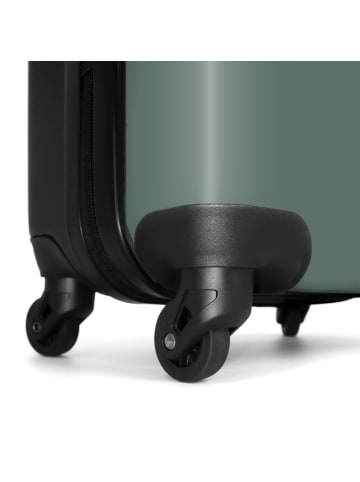 NoBoringSuitCases Suitcase, Koffer, Reisekoffer Grün schwarz