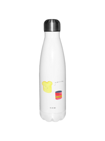 Mr. & Mrs. Panda Thermos Toast Marmelade ohne Spruch in Weiß
