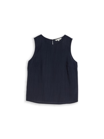Tom Tailor Halbarmbluse in sky captain blue