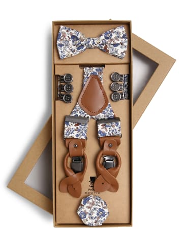 Prince BOWTIE Accessoire-Set Prince Bowtie in blau beige