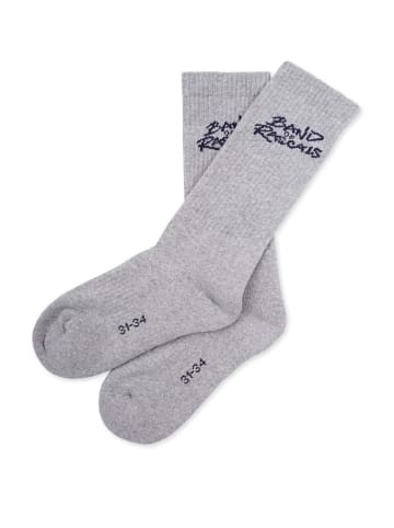 Band of Rascals Socken " Signature: " in blau
