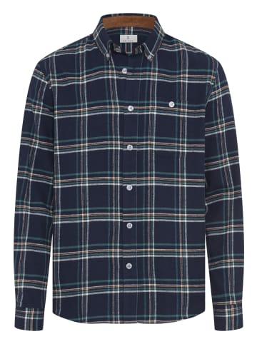 Flanellhemd in dunkel blau
