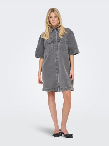 ONLY Jeanskleid in Medium Grey Denim