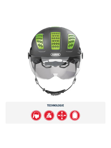 ABUS Fahrradhelm Hyban 2.0 ACE in titan