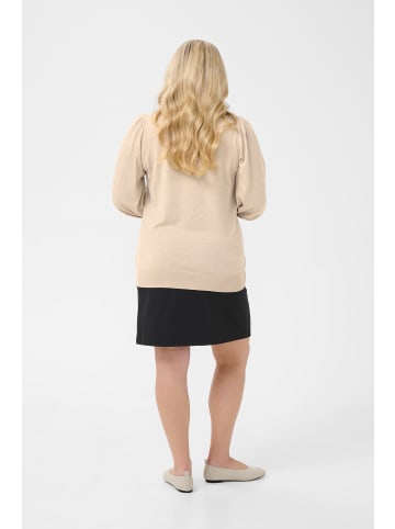 KAFFE curve Strickpullover KClizzy Regular fit in Feather Gray Melange