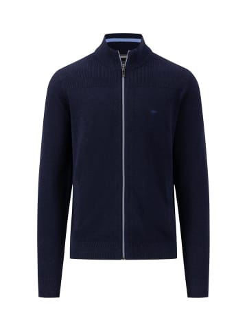 FYNCH-HATTON Strick-Cardigan mit Stehkragen in Navy