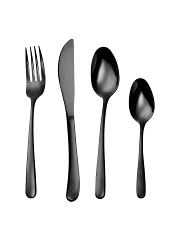 Butlers Butlers Besteck-Set QUEENS 4-tlg. in Schwarz
