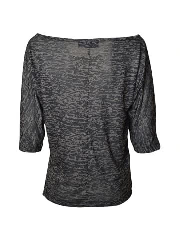 Roberto Geissini Grafitti Lilie T-Shirt Schwarz