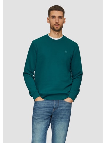 s.Oliver Sweatshirt langarm in Petrol