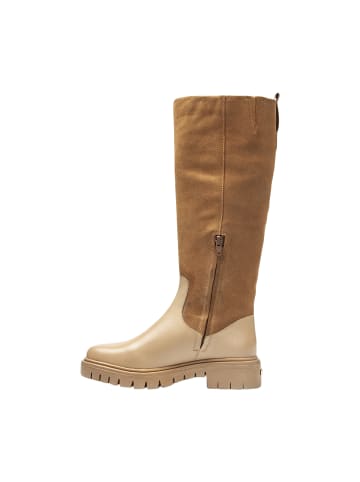Les Tropéziennes par M Belarbi Lederstiefel Les Zabeth Beige