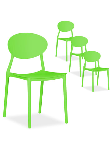 Homestyle4u Küchenstuhl 4er Set in Grün