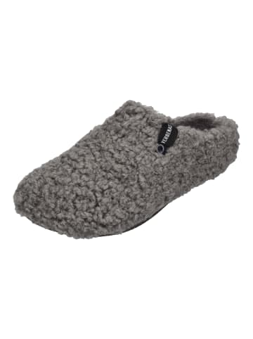 Verbenas Hausschuhe YORK CURLY in grau