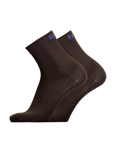 UphillSport Laufsocken FRONT 2er Pack in Grey