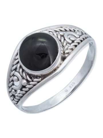 mantraroma 925er Silber - Ringe mit Onyx