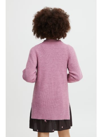 ICHI IHMARAT T-NECK LS2 Loose fit in Smoky Grape