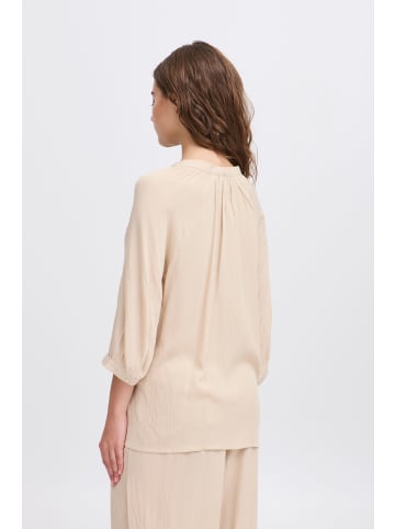 ICHI Kurzarmhemd IHMARRAKECH Regular fit in Oxford Tan