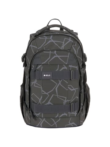Bold School Backpack Origin Edges grey in grau
