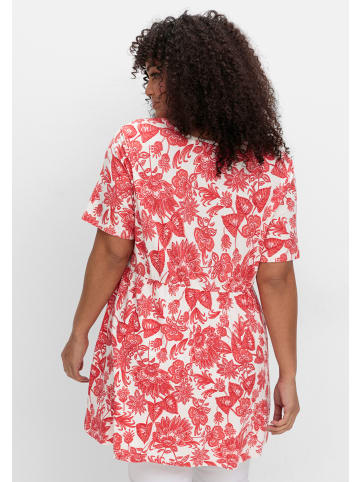 sheego by Joe Browns Longshirt in ecru-gemustert