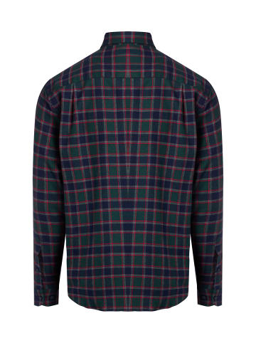 Andrew James Flanellhemd in grün marine - 0008