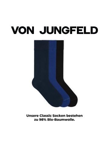 von Jungfeld Classic Socken-Set Signature Innenbund in Spring