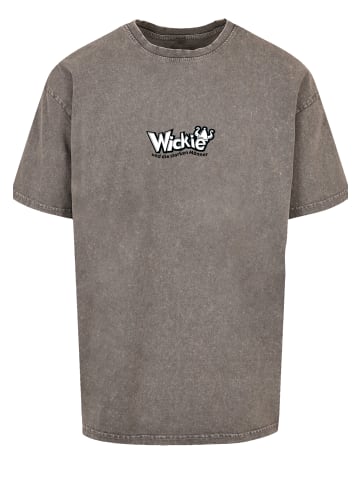 F4NT4STIC Oversize T-Shirt Wickie und die starken Männer in Asphalt