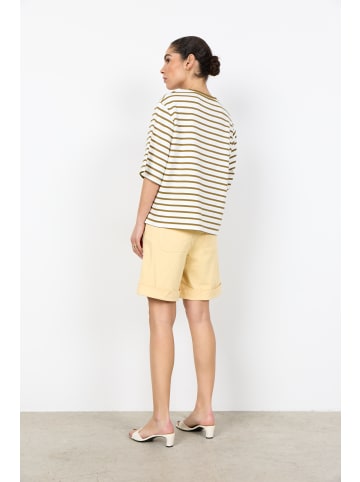 soyaconcept T-Shirt in braun weiß - 0001