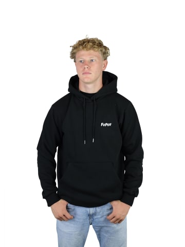 FuPer Kapuzenpullover Felix in Black