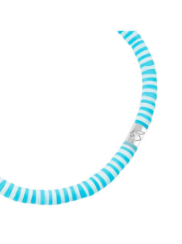 Glanzstücke München Armband aus Sterling Silber mit Heishi Perlen in silber