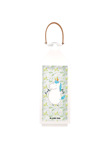 Mr. & Mrs. Panda Laterne Einhorn Fitness ohne Spruch in Transparent