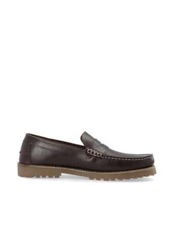 Bianco Lederhalbschuhe in DarkBrown1