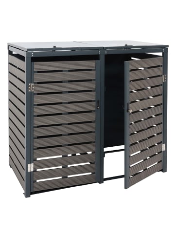 MCW 2er Mülltonnenverkleidung MCW-K14, Anthrazit