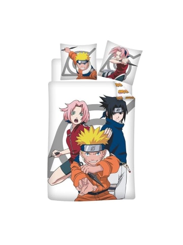 Naruto Kinder-Bettwäsche Set Bettbezug 140x200 cm 65x65 cm