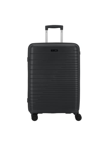 D&N Travel Line 4600 4 Rollen Trolley M 65 cm black