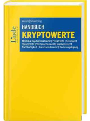 Linde Verlag Ges.m.b.H. Buch - Handbuch Kryptowerte