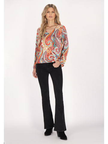 usha FESTIVAL Damen Blouse in Orange Mehrfarbig